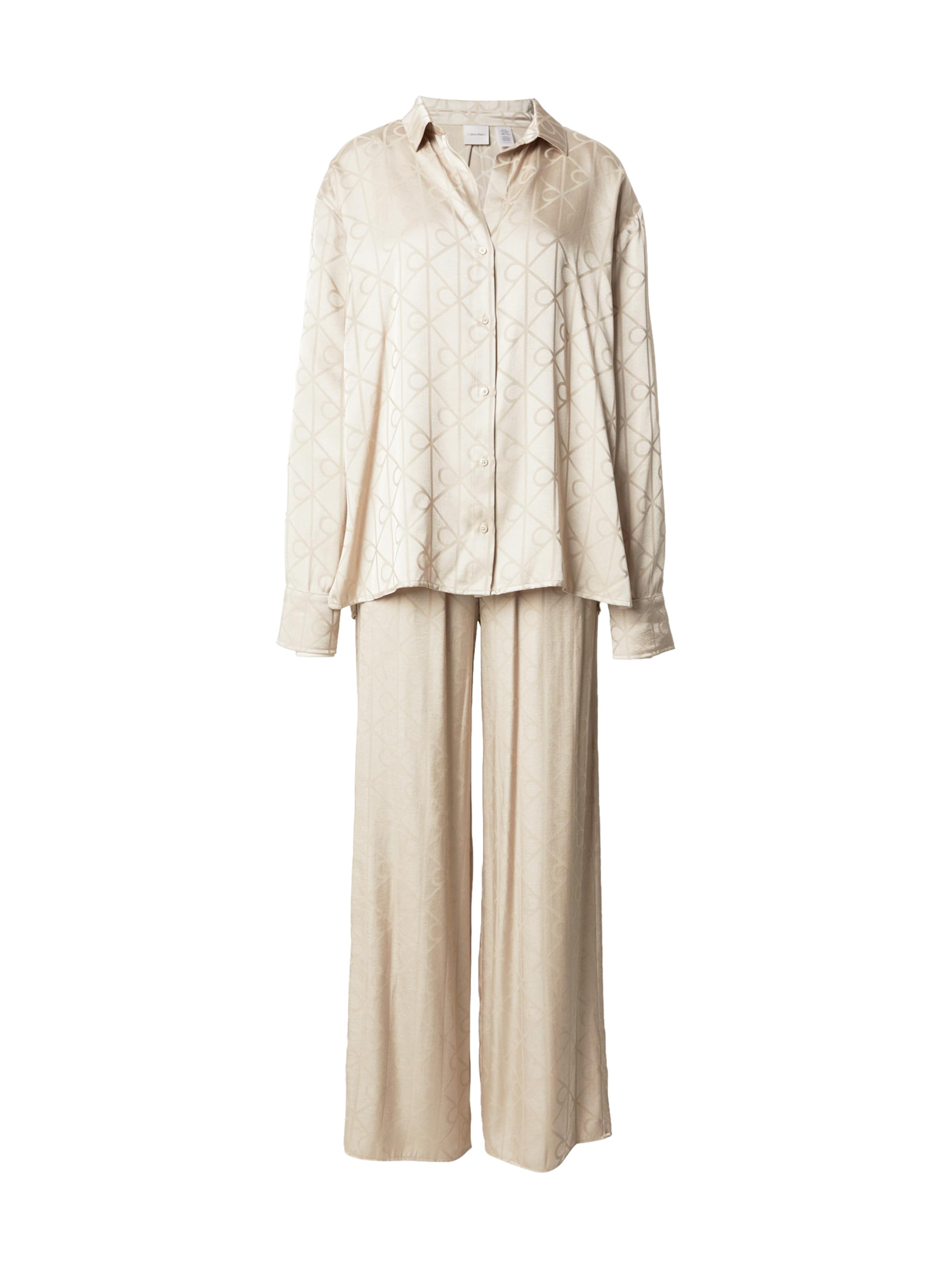 Calvin Klein Πιτζάμα σε μπεζ: μπροστά