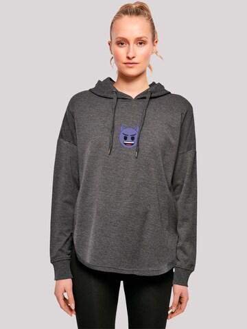 emoji couture Sweatshirt in Grau: Vorderseite
