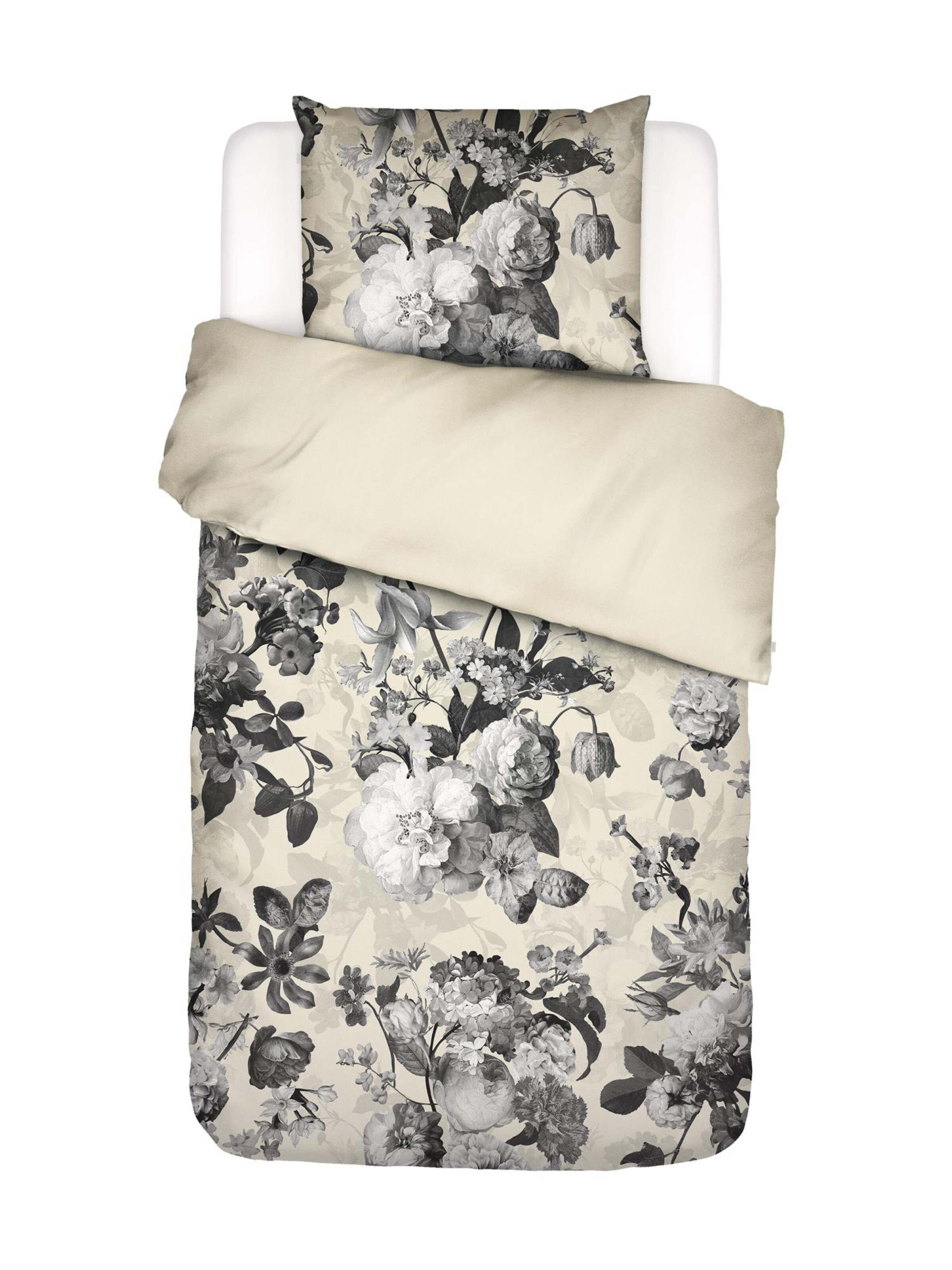 ESSENZA Duvet Cover 'Floor' in Beige: front