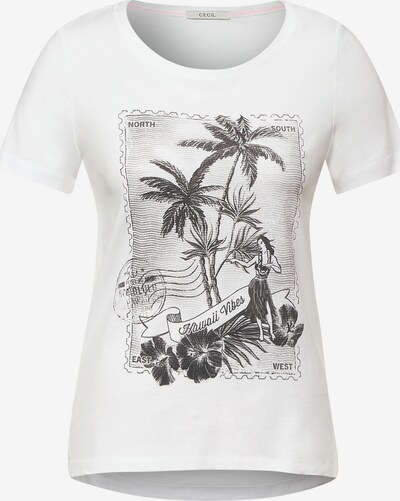 CECIL Shirt in Grey / Black / White, Item view