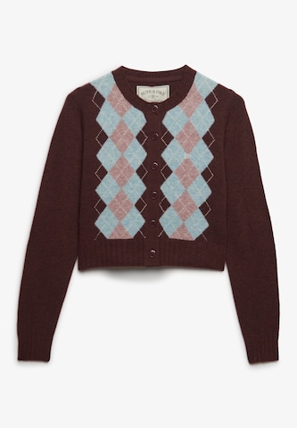Cardigan Superdry & Co en violet : devant