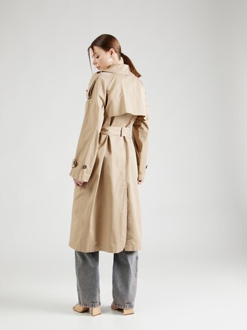 Gina Tricot Between-Seasons Coat in Beige