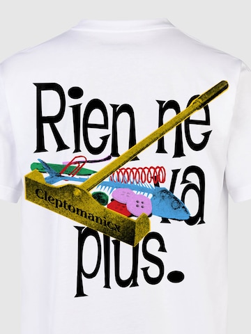 Cleptomanicx Shirt 'Rien' in White