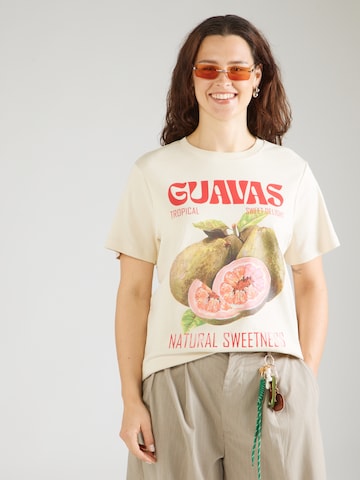 ONLY Carmakoma - Camiseta 'CARJenny' en beige: frente