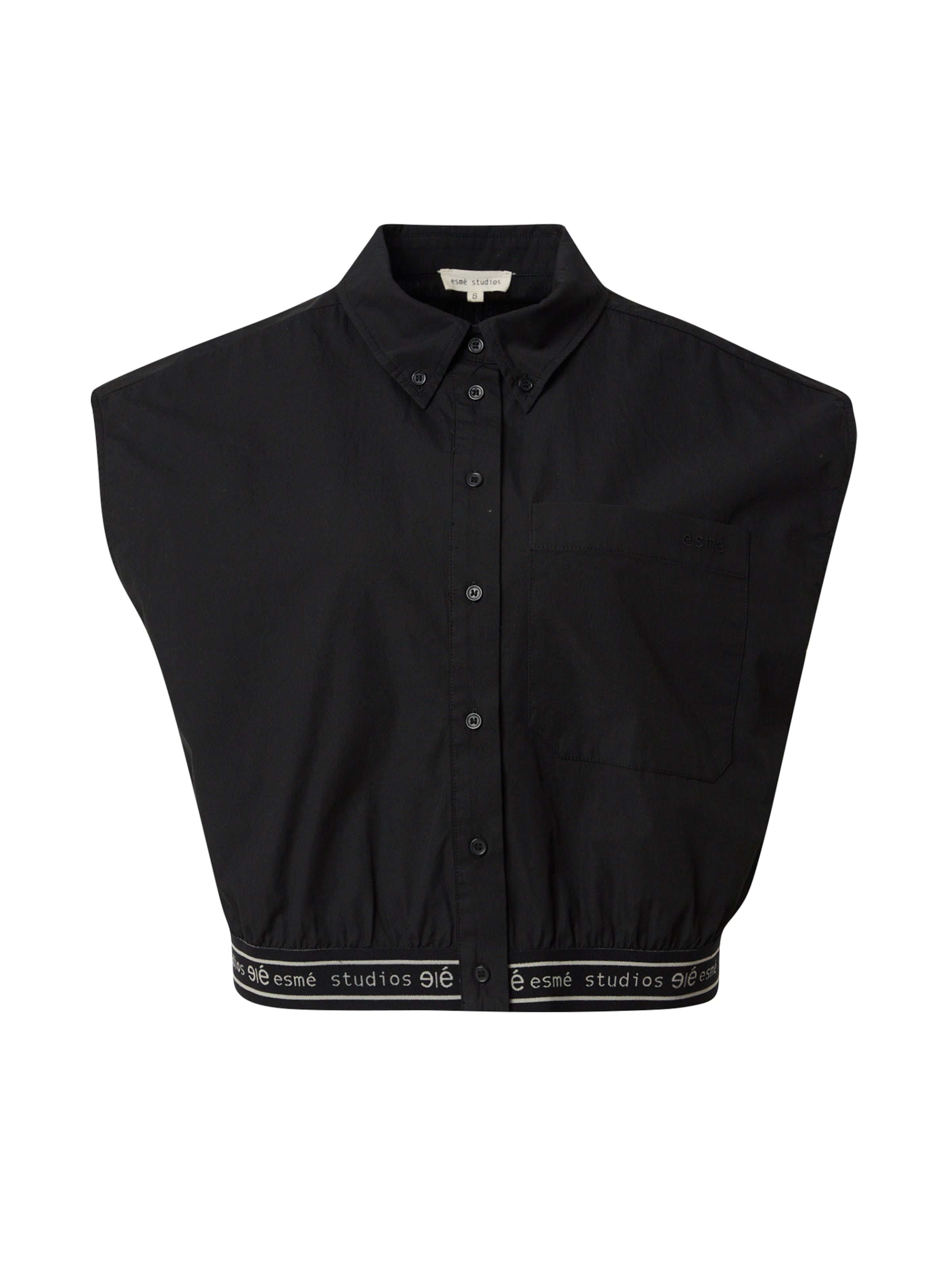 Esmé Studios Блузка 'Calla' в Черный: спереди