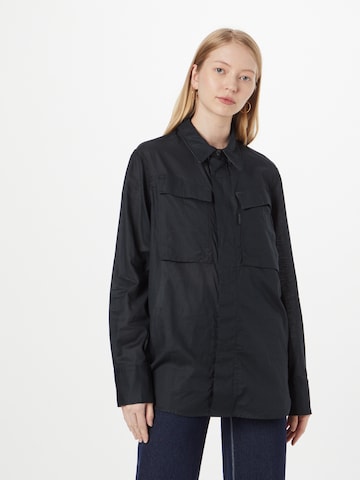 G-Star RAW Bluse 'Mysterious' in Schwarz: predná strana