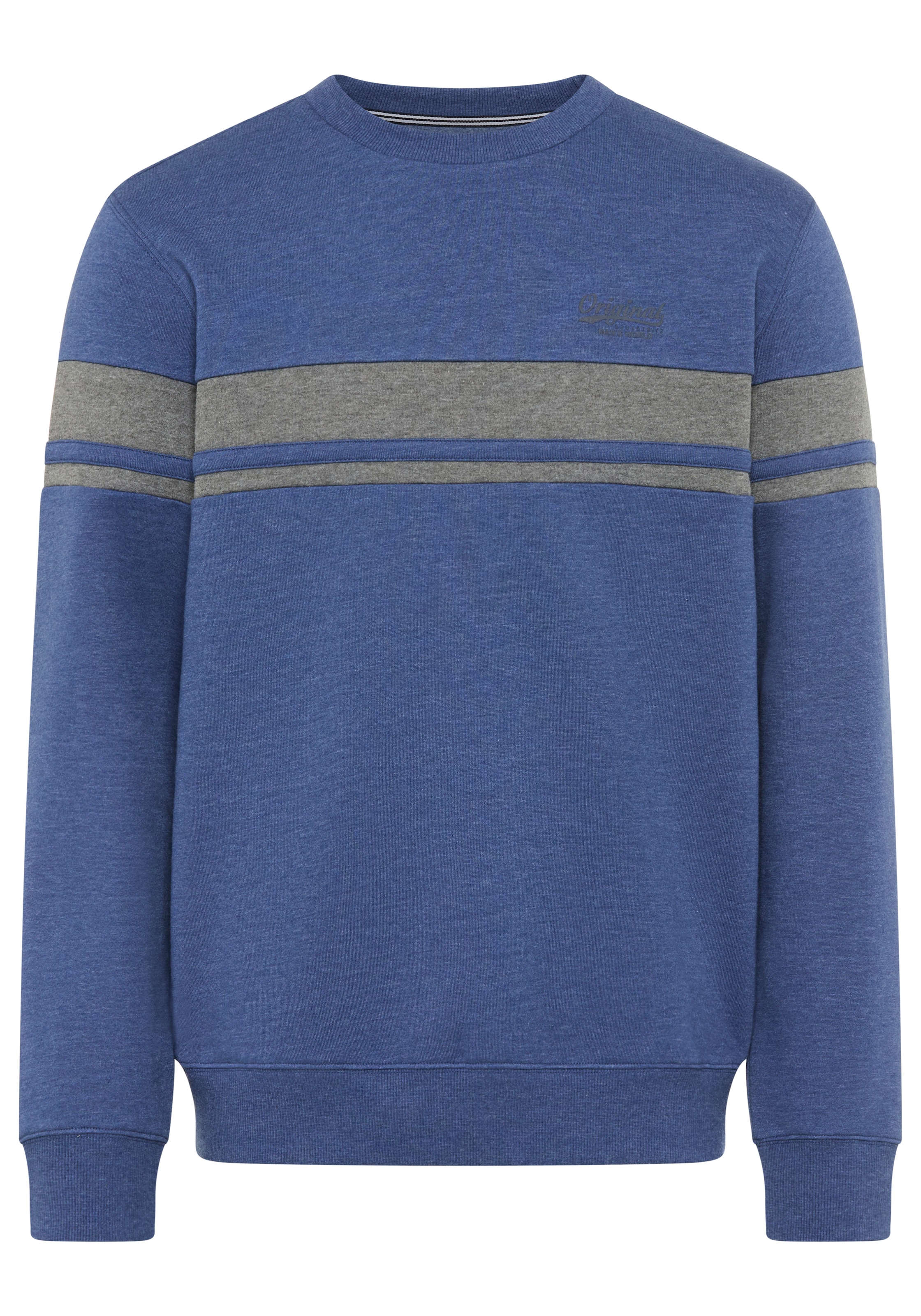 Man's World Sweatshirt in Blue: front