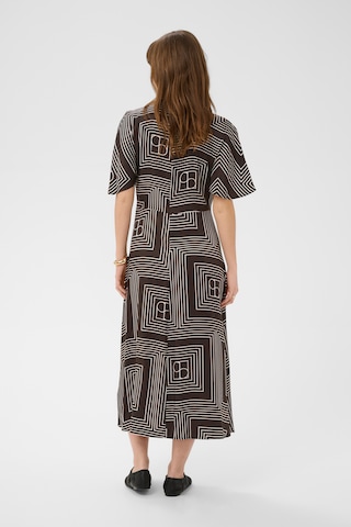 SOAKED IN LUXURY Kleid 'SLBecca Miria' in Braun