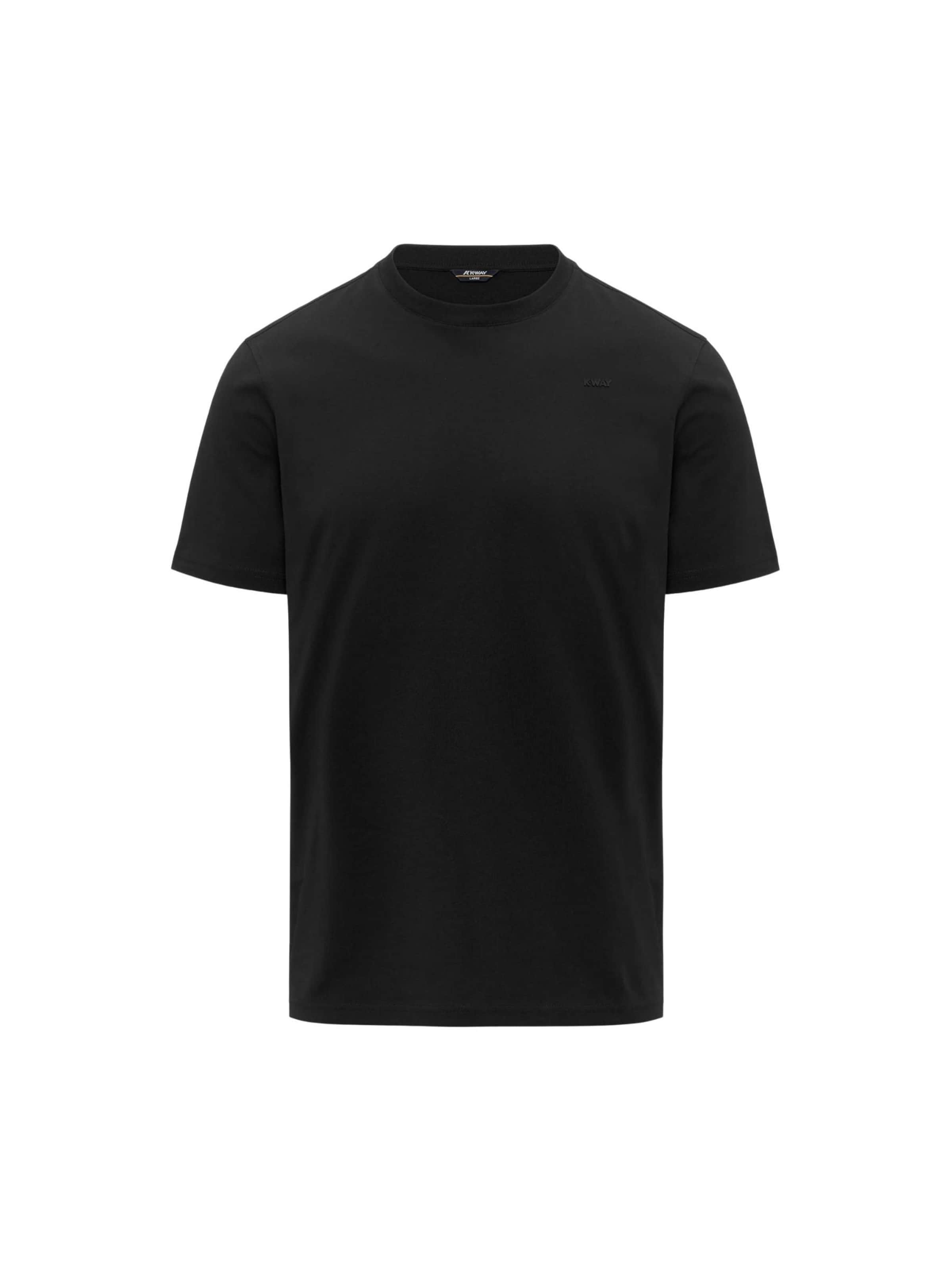 K-Way Shirt 'ODOM' in Zwart: voorkant