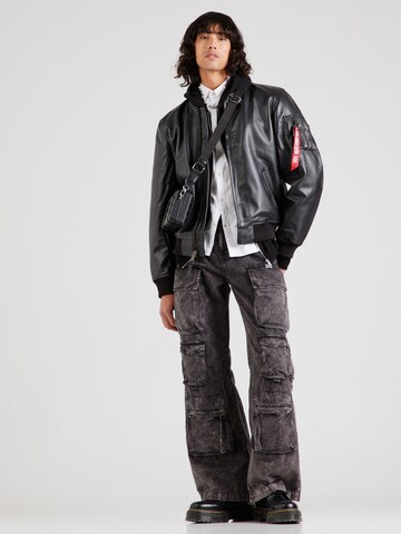 ALPHA INDUSTRIES - Chaqueta de entretiempo 'Ma-1' en negro