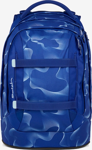 Satch Rucksack in Blau: Vorderseite