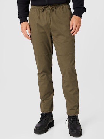 Regular Pantaloni de la HOLLISTER pe verde: față