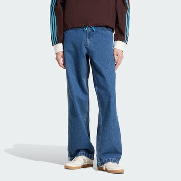 Wide leg Jeans 'Adicolor Firebird' di ADIDAS ORIGINALS in blu: frontale