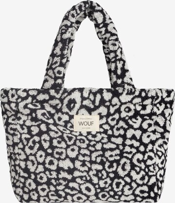 Wouf Handbag 'Terry Towel' in Black: front