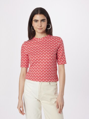 Blutsgeschwister Shirt 'Tiny' in Red: front
