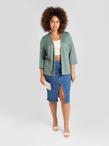 ONLY Carmakoma Blazer 'CARNOLAPEL' in Grün