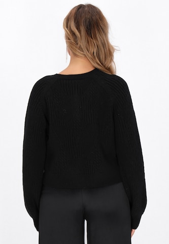 Cardigan faina en noir : devant