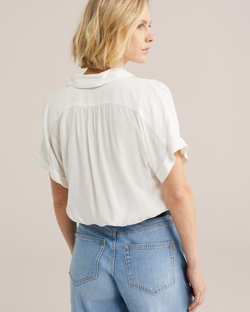 Chemisier WE Fashion en blanc