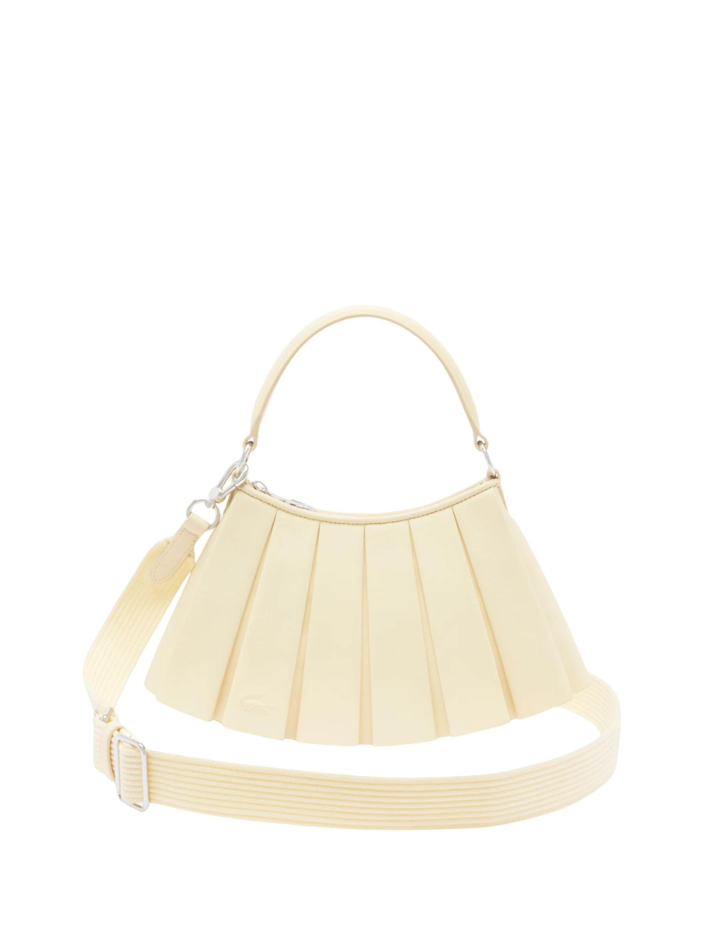 LACOSTE Crossbody Bag 'Lacoste Sac Bandoulière Lenglen NU5011DP Flan' in Yellow: front