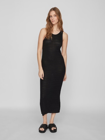 Vila Petite Knitted dress 'Margot' in Black