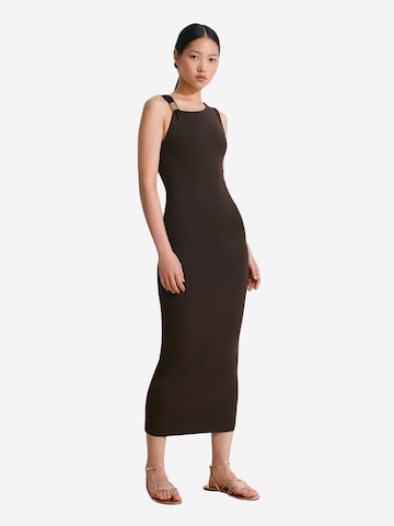 Dilvin Dress 'Midi' in Brown: front