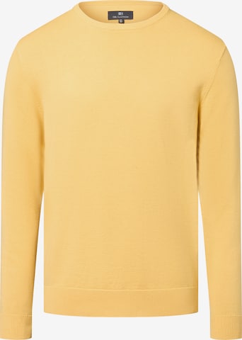 Pull-over Nils Sundström en jaune : devant
