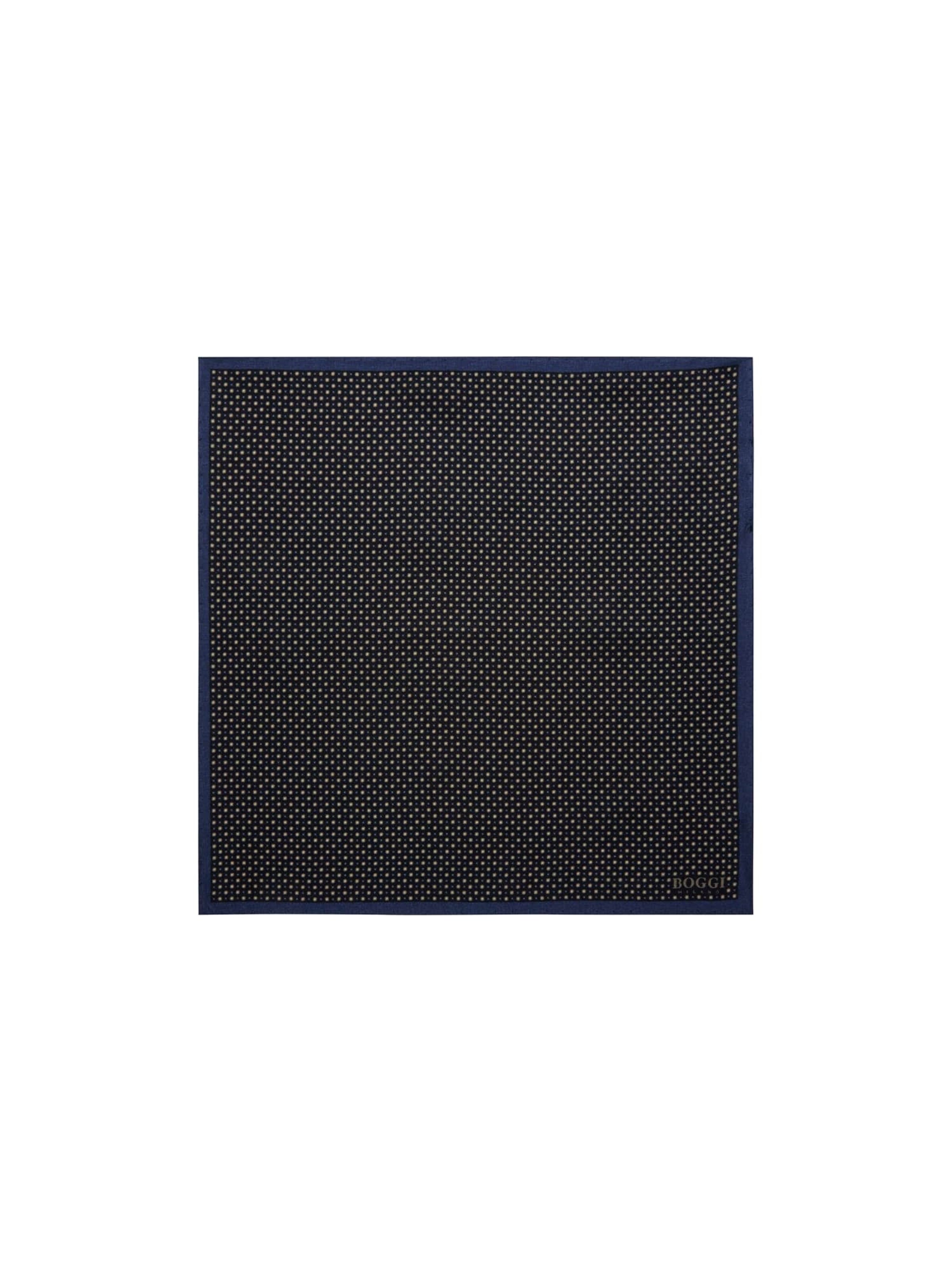 Boggi Milano Einstecktuch in Blau: Vorderseite