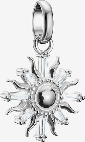 Thomas Sabo Anhänger 'Sonne mit Steinen' in Silber: Vorderseite