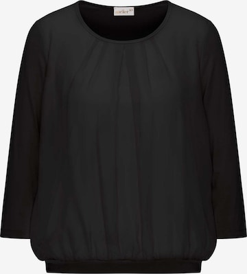 Goldner Blouse in Zwart: voorkant