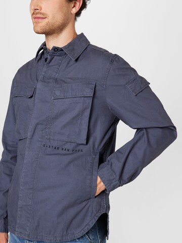 G-Star RAW Regular Fit Hemd in Blau