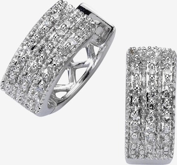 Boucles d'oreilles Diamonds by Ellen K. en blanc : devant