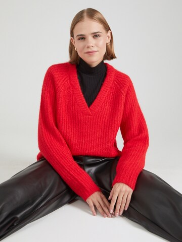 VERO MODA Sweater 'VMAWSOME' in Red: front