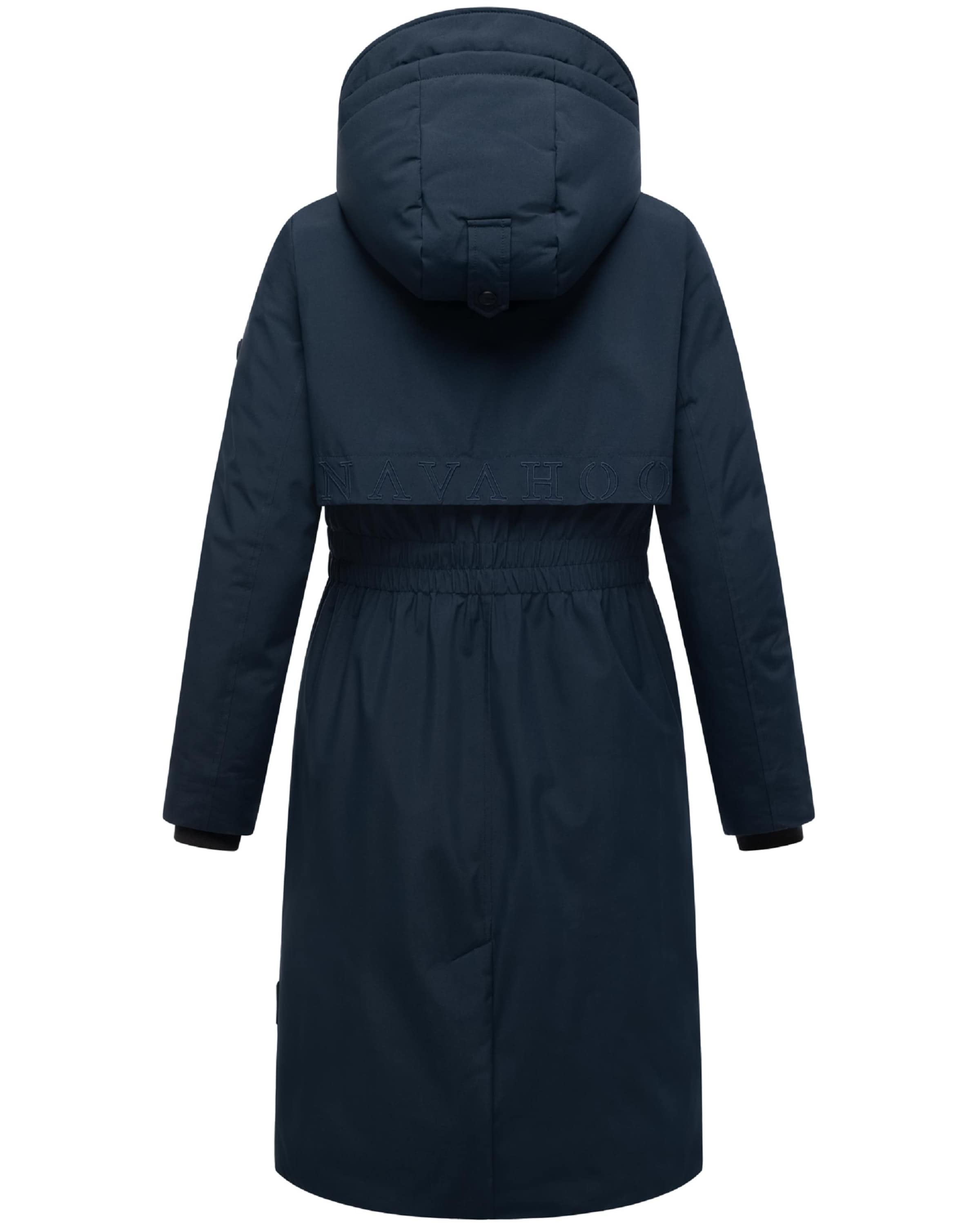 NAVAHOO Wintermantel 'Eismelodie 14' in Blauw