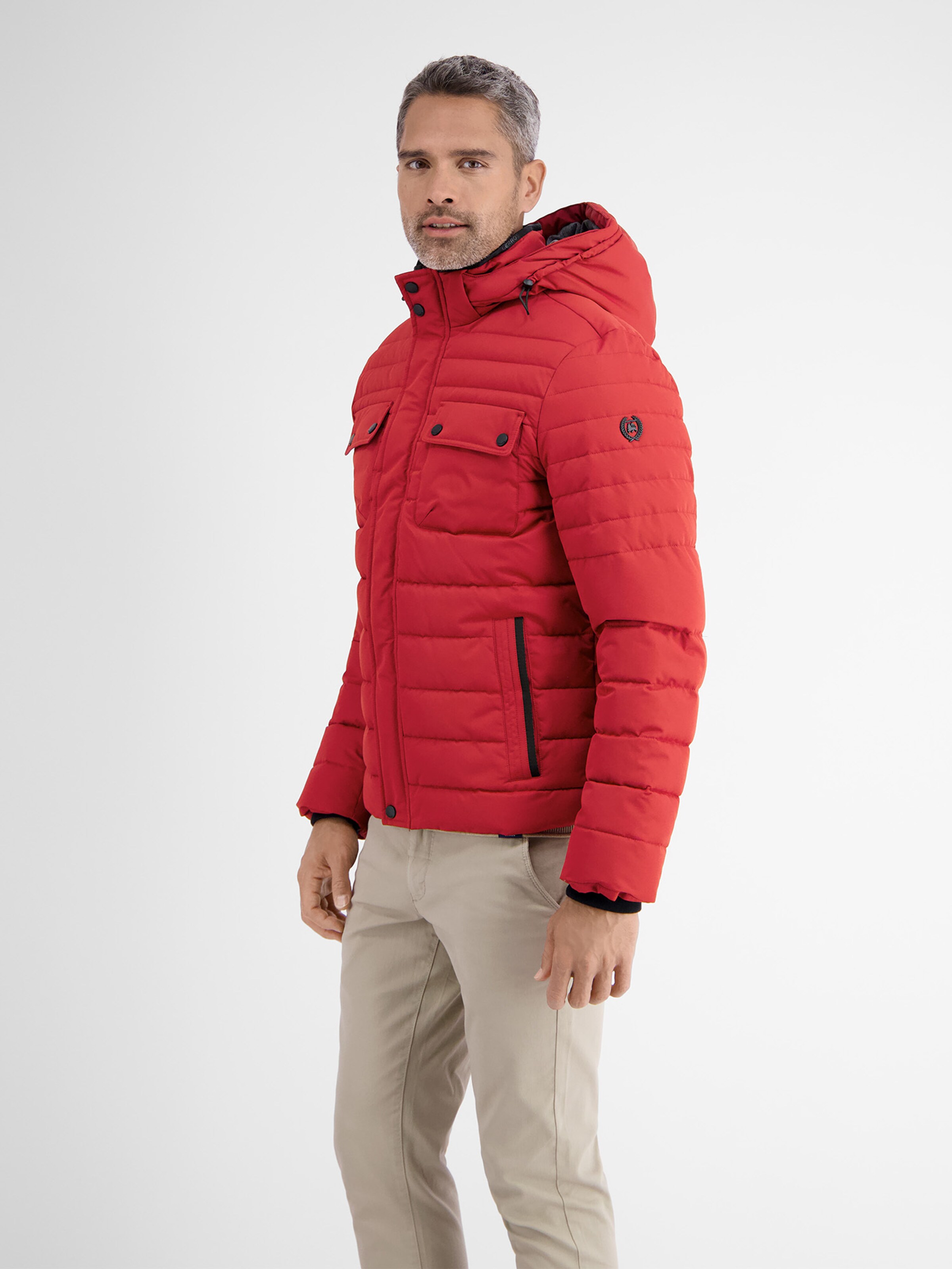 Veste mi saison LERROS en Rouge Rubis ABOUT YOU