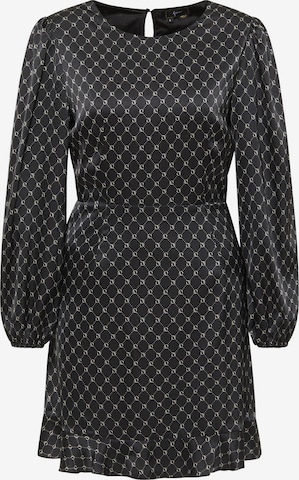 Robe-chemise faina en noir : devant