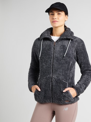 PROTEST Funkční fleecová mikina 'RIRI' – šedá: přední strana