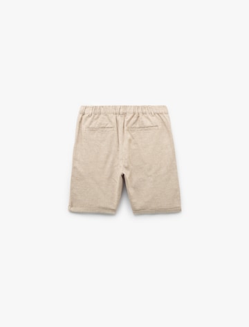 Koton Regular Pants 'Bermuda' in Beige