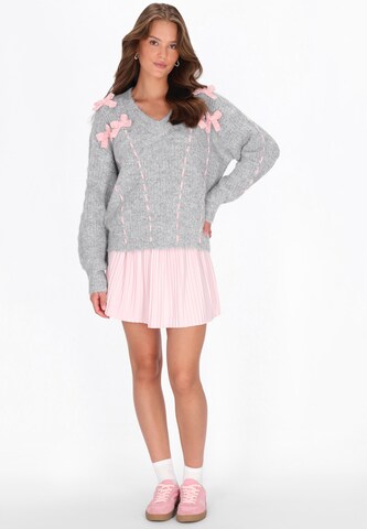 MYMO Υπερμέγεθες πουλόβερ σε γκρι