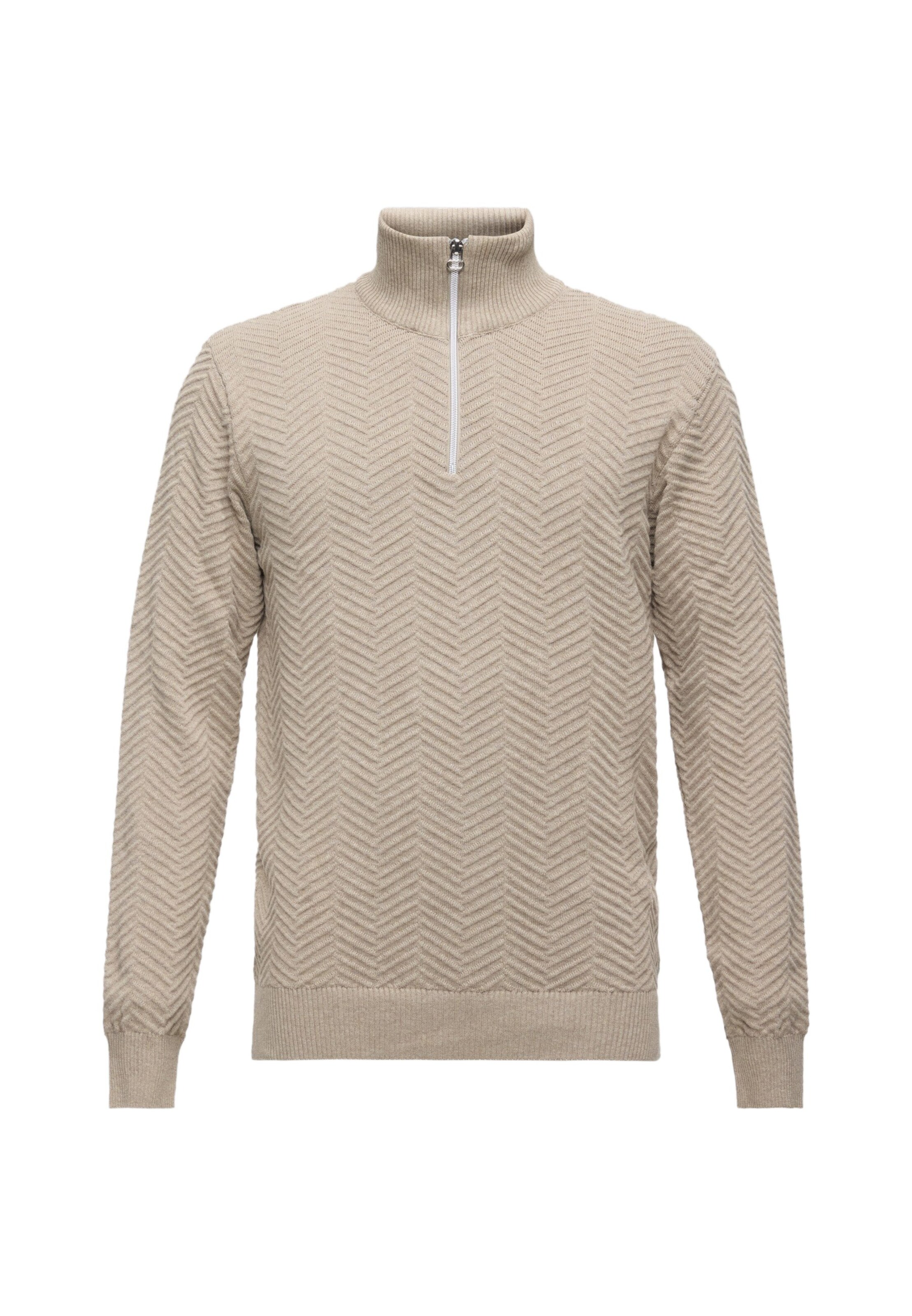 Pullover 'Carlo' di Kronstadt in beige: frontale