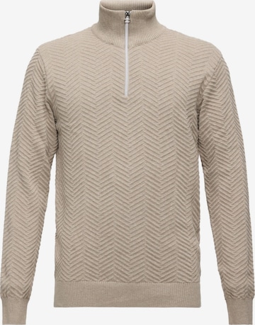 Pullover 'Carlo' di Kronstadt in beige: frontale