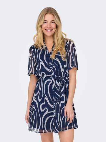 JDY Shirt Dress 'JDYJENIFY' in Blue: front