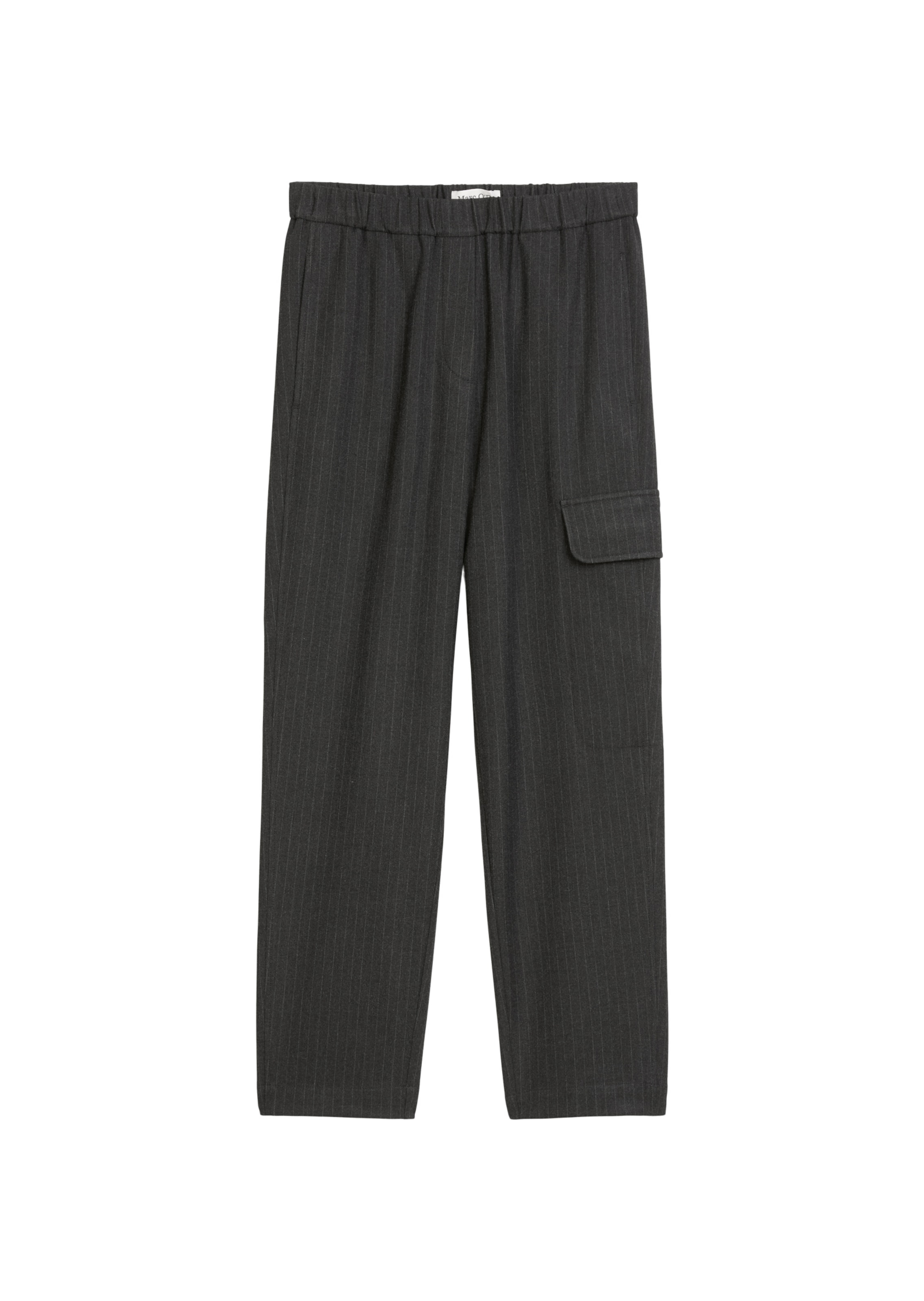 Marc O'Polo Regular Cargobroek in Grijs: voorkant