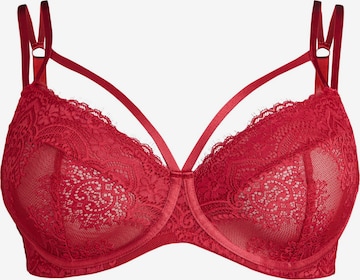 Devoted by ZizziTrokutasti Grudnjak 'Lelsa' - crvena boja: prednji dio