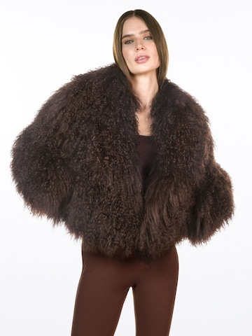WeLoveFurs Winterjacke 'Braune Lammfelljacke CHLOÈ'‌ in Braun