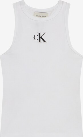 Calvin Klein Jeans Top in White: front
