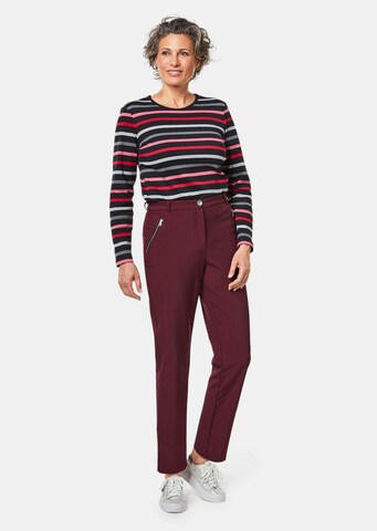 Goldner Regular Weatherproof pants 'CARLA' in Red