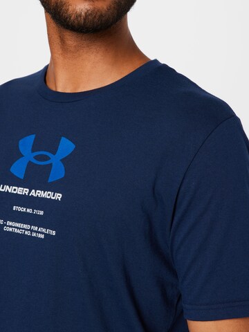 Tricou funcțional de la UNDER ARMOUR pe albastru