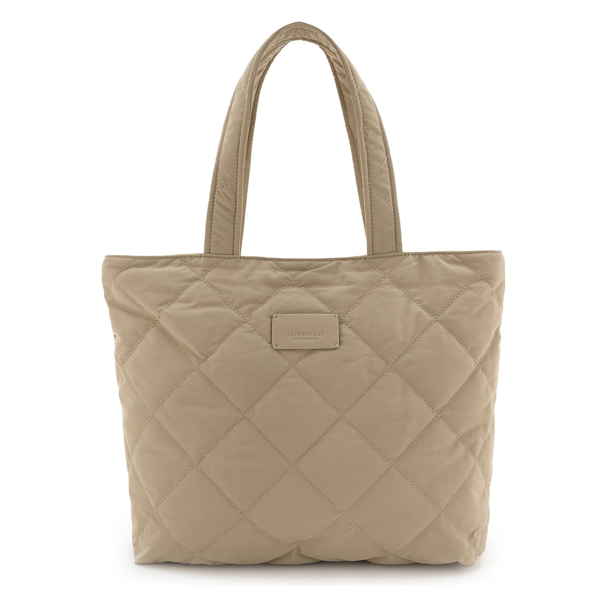Cabas Seidenfelt en beige : devant