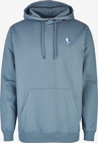 Sweat-shirt Cleptomanicx en bleu : devant