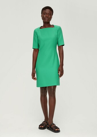 Robe de cocktail s.Oliver BLACK LABEL en vert